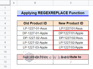 How To Use Substitute Function In Google Sheets Examples