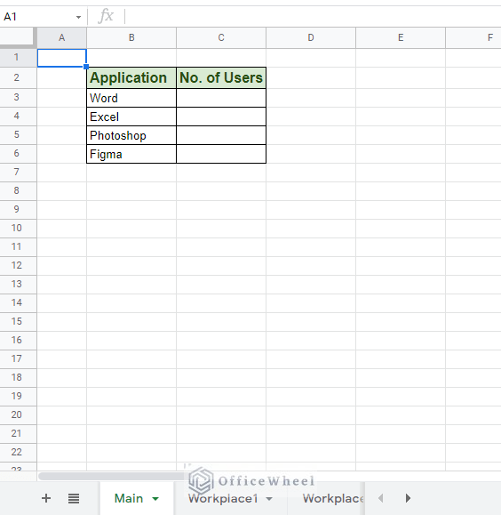 Main worksheet - countif across multiple sheets google sheets