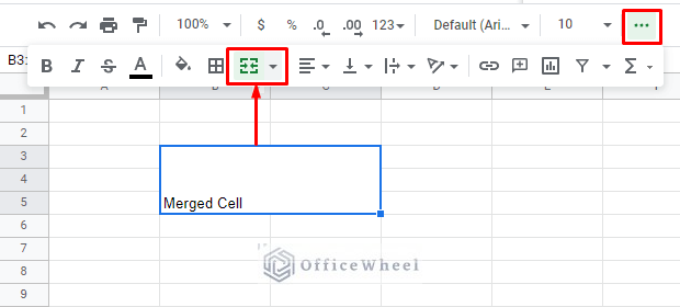 merged cells - how to unmerge cells in google sheets