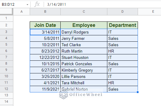 how to sort by date in google spreadsheet multiple columns