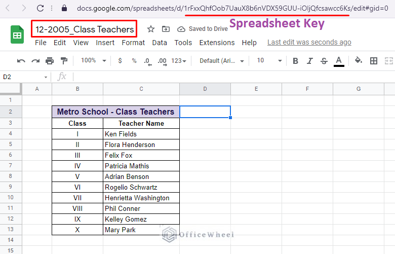 Spreadsheet key to Reference another workbook in Google Sheets