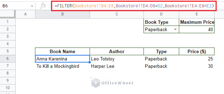 Pull Data From Another Sheet Based on Criteria in Google Sheets (3 Ways)