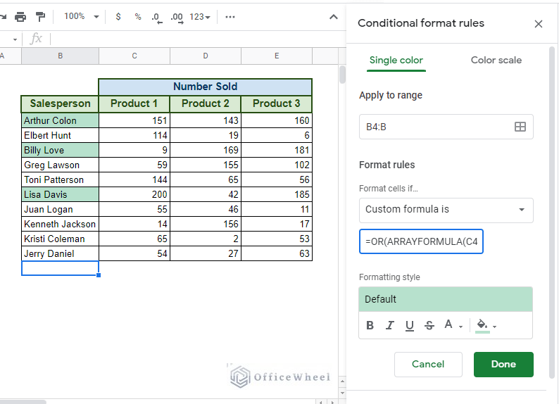 making the custom formula more dynamic with ARRAYFORMULA but making it more complex