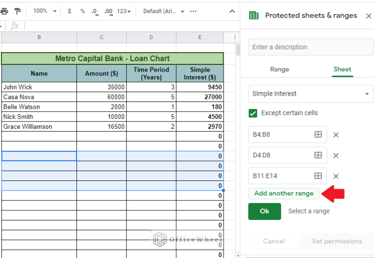 How to Lock Cells in Google Sheets (4 Ways) OfficeWheel