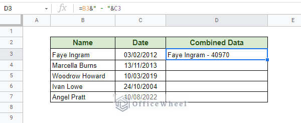 the date version of dataset