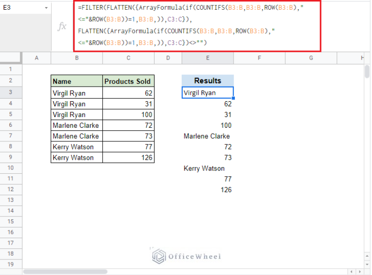 How to Merge Columns in Google Sheets OfficeWheel