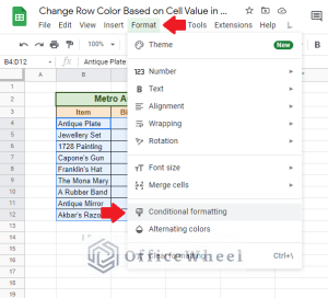 Change Row Color Based on Cell Value in Google Sheets (4 Ways ...