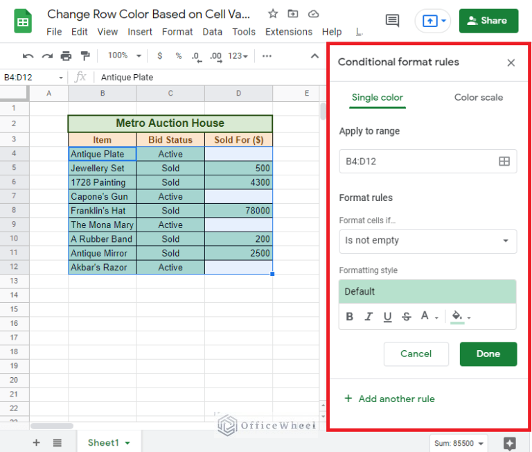 change-row-color-based-on-cell-value-in-google-sheets-4-ways