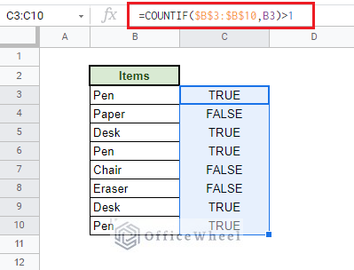 adding boolean condition to COUNTIF