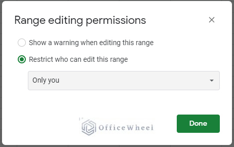 Editing permissions for locked cells