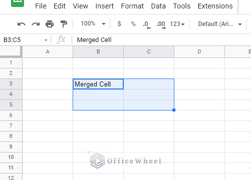 how to unmerge cells in google sheets from the format tab