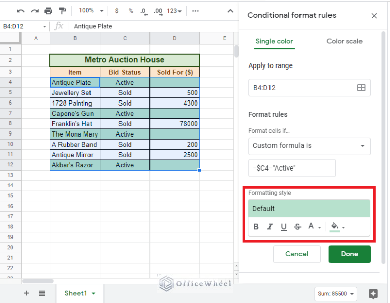 change-row-color-based-on-cell-value-in-google-sheets-4-ways