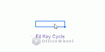 the F4 key locking cycle