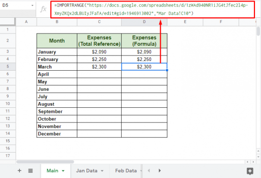 Reference Another Tab in Google Sheets (2 Examples) - OfficeWheel