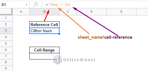 reference cell in another sheet in google sheets