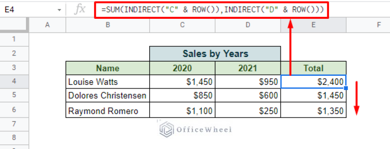 Dynamic Cell Reference in Google Sheets (Easy Examples)