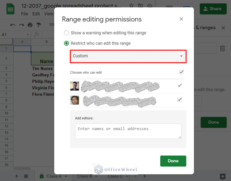 Protect Sheet From View in a Google Spreadsheet (2 Ways) OfficeWheel