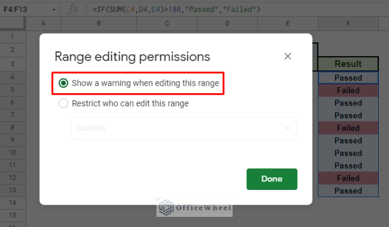 Protect Range In Google Sheets Easy Examples OfficeWheel