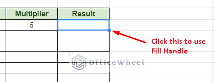 fill handle for variable cell reference in google sheets