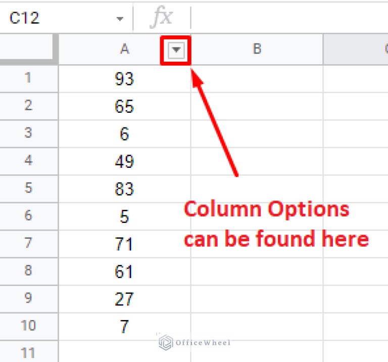 How to Sort by Number in Google Sheets (4 Ways) OfficeWheel