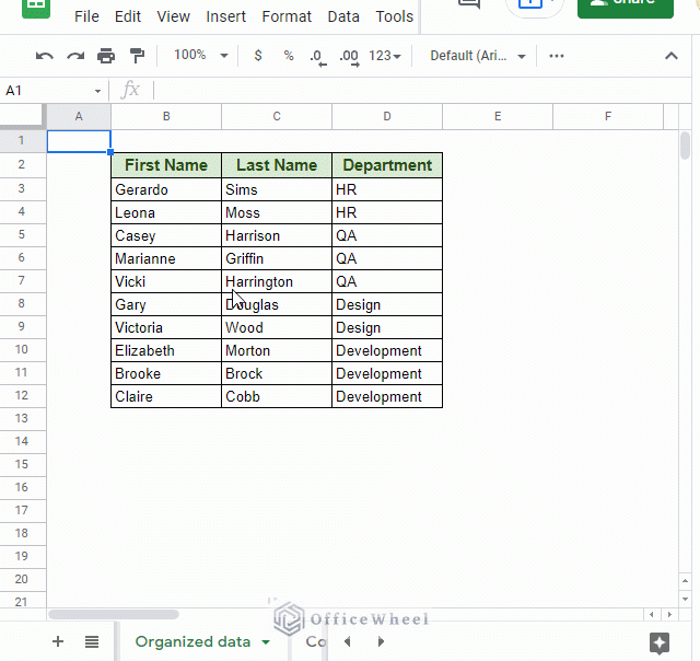 how to sort alphabetically in google sheets multiple columns animated