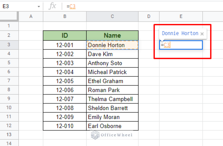 Relative Cell Reference in Google Sheets - OfficeWheel