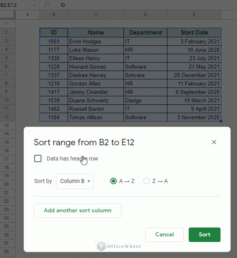 How To Sort By Multiple Columns In Google Sheets (3 Ways)