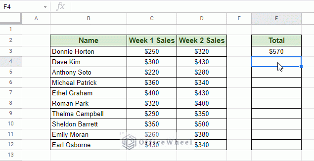 clicking to get cell reference from worksheet animated