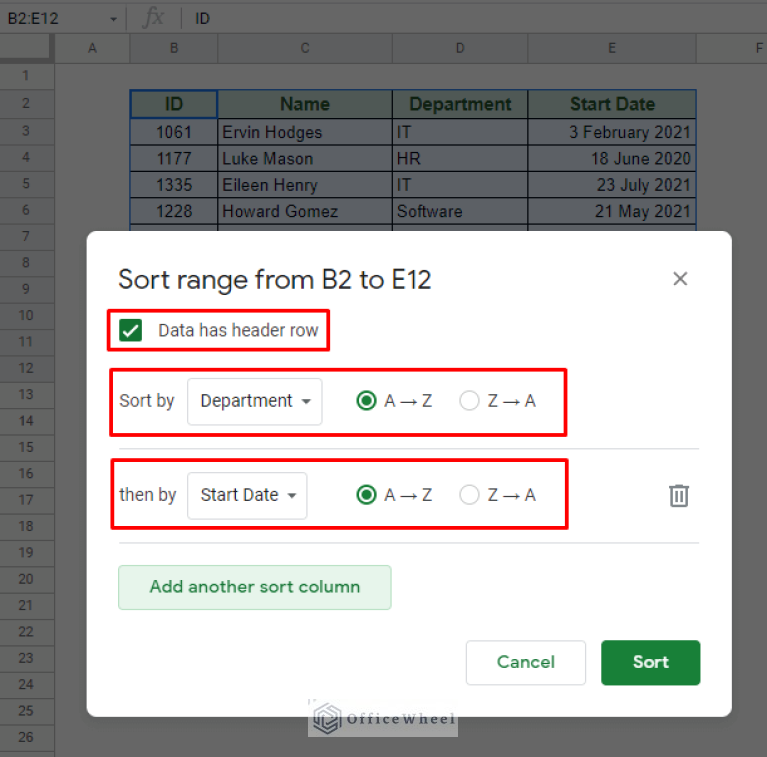 How to Sort by Multiple Columns in Google Sheets (3 Ways)