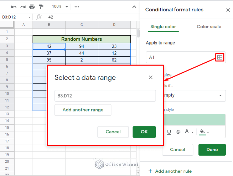 How to Use Conditional Formatting in Google Sheets OfficeWheel