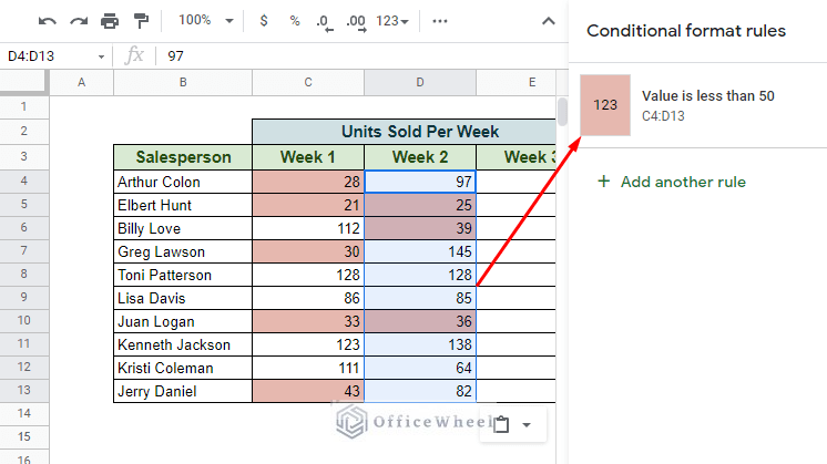 copy conditional formatting in google sheets using paste special
