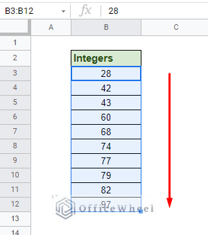 using sort range to sort numerically in google sheets