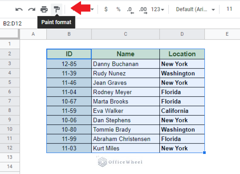 Copy Formatting From One Sheet To Another In Google Sheets (2 Ways
