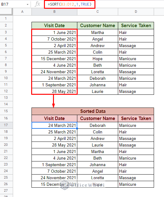 sorting multiple columns with sort function in google sheets