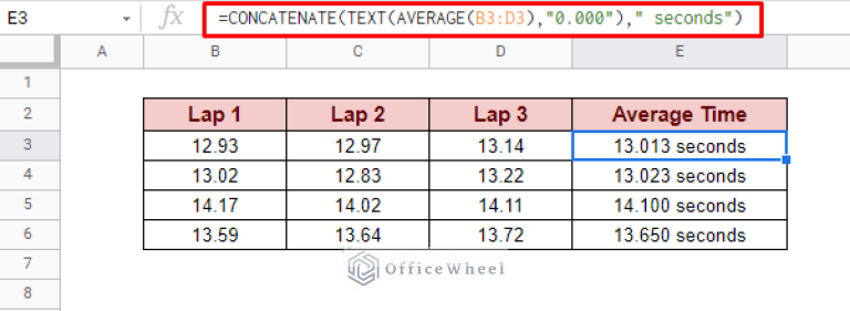 How to Concatenate Number and String in Google Sheets - OfficeWheel