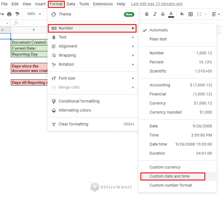 Count days from today in google sheets 5 easy ways officewheel