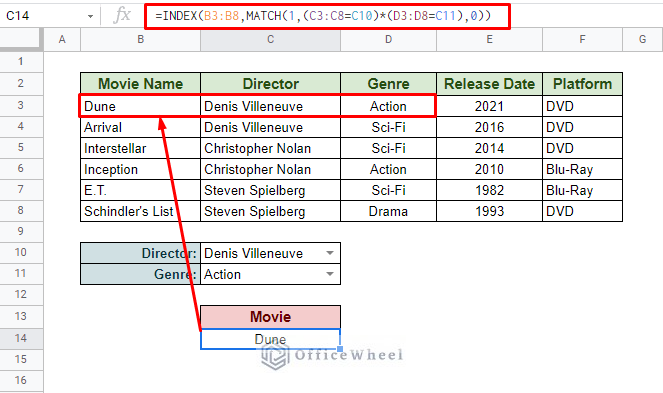 INDEX MATCH With Multiple Criteria In Google Sheets Easy Guide 