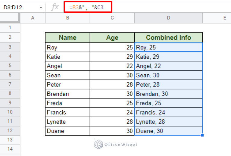 How to Concatenate Number and String in Google Sheets OfficeWheel