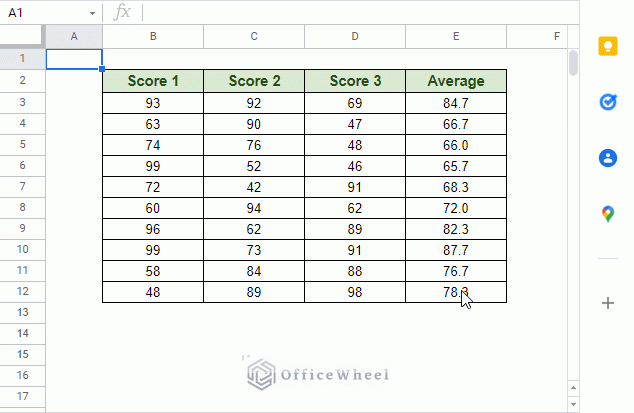 replace formula with value in google sheets animated