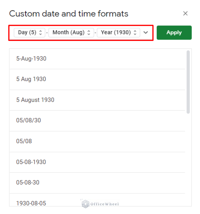 How to format date in google sheets 3 easy ways officewheel