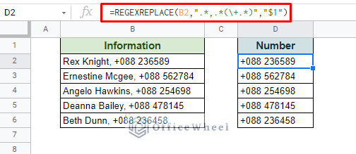 removing all characters before a special character