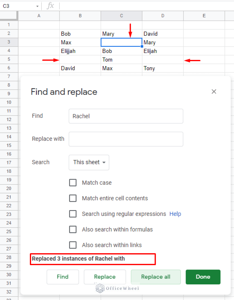 Find And Delete Google Sheets