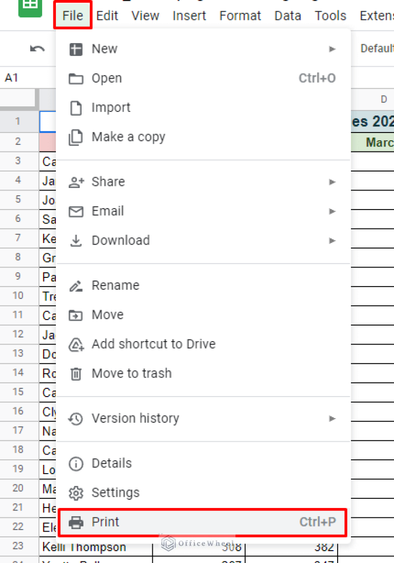 Insert Page Break in Google Sheets (An Easy Guide) OfficeWheel
