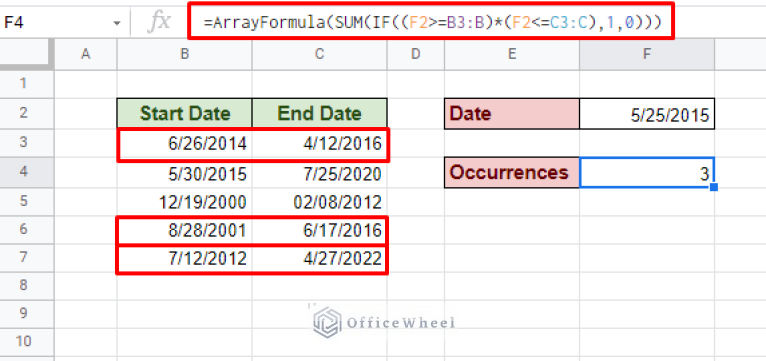 Find if Date is Between Dates in Google Sheets (An Easy Guide ...