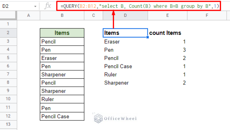How to Count Unique in Google Sheets (3 Easy Ways) - OfficeWheel