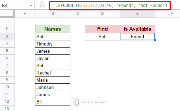 Find Value in a Range in Google Sheets (3 Easy Ways)