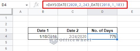 using date function to format date input