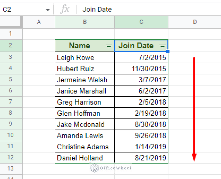 HOW TO ORGANIZE BY DATE IN GOOGLE SHEETS visual data 3