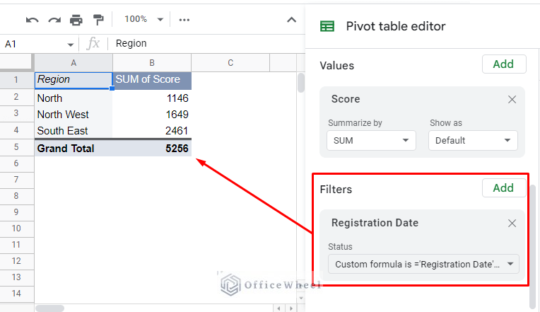 How to Filter with Custom Formula in a Pivot Table of Google Sheets ...