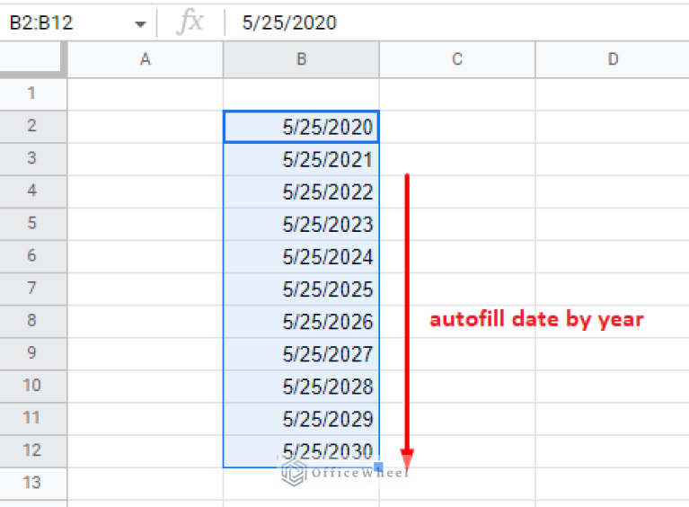 How to Autofill Date in Google Sheets (A Comprehensive Guide) OfficeWheel